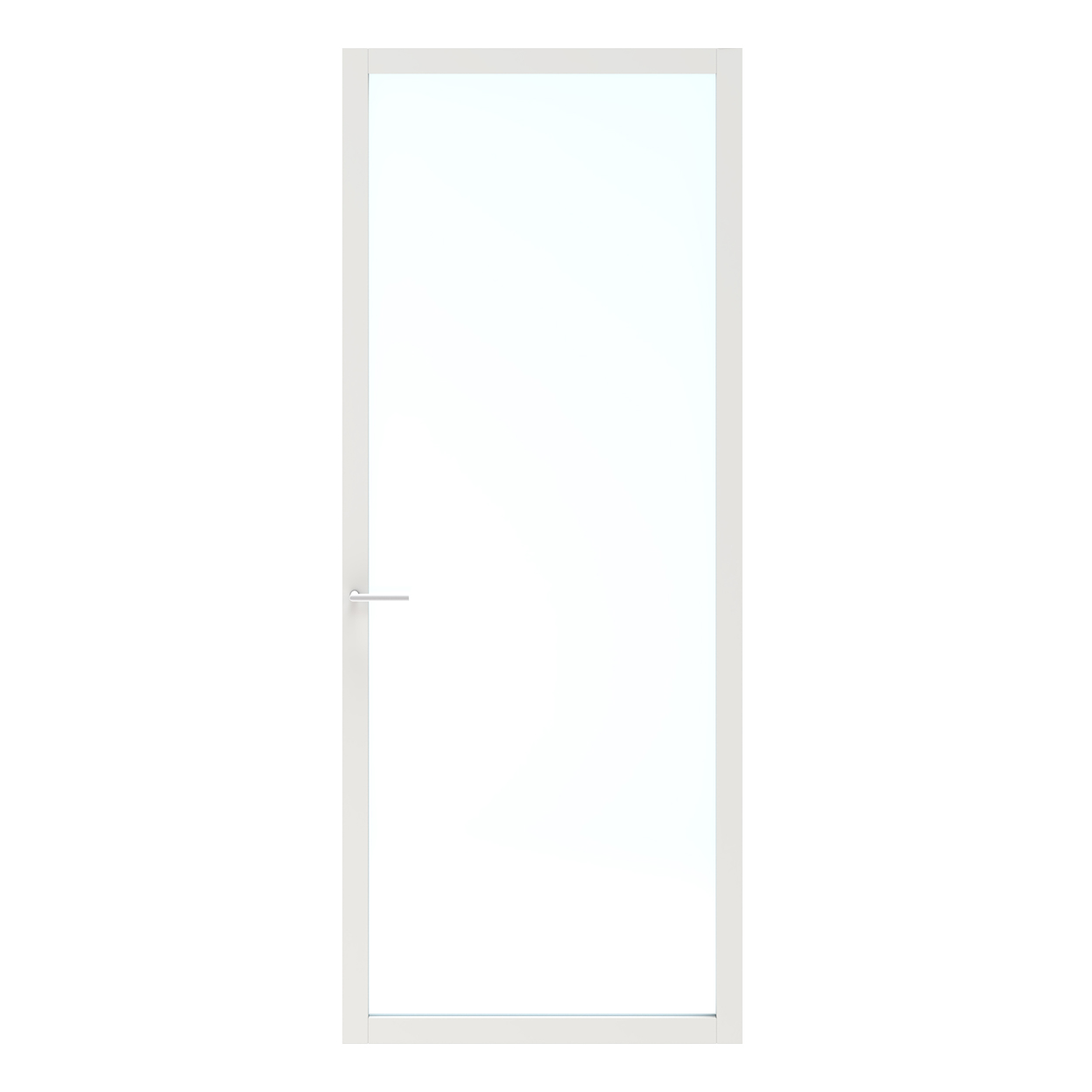 Binnendeur Skantrae SSL 14600 Blank Glas Wit Gelakt